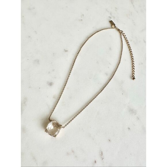 kate spade Jewelry - Kate Spade New York cushion cubic zirconia pendant necklace